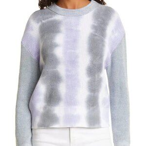 Rails Aqua Tie Dye Karis Knit Cashmere Blend‎ Sweater